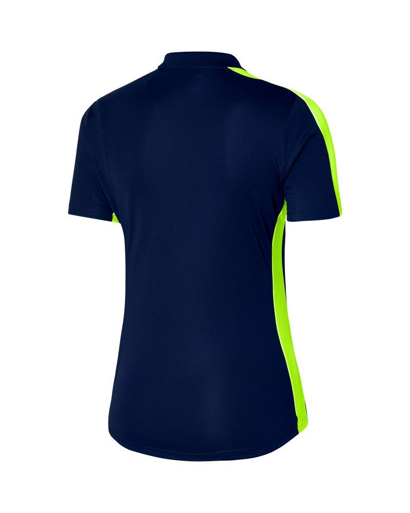 Polo Nike Academy 23 Bleu Marine & Jaune Fluo pour femme