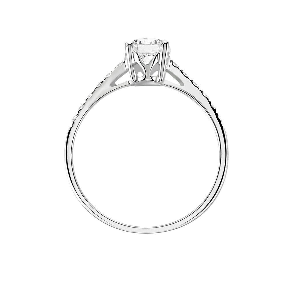 Bague Manon Or Blanc Oxyde De Zirconium