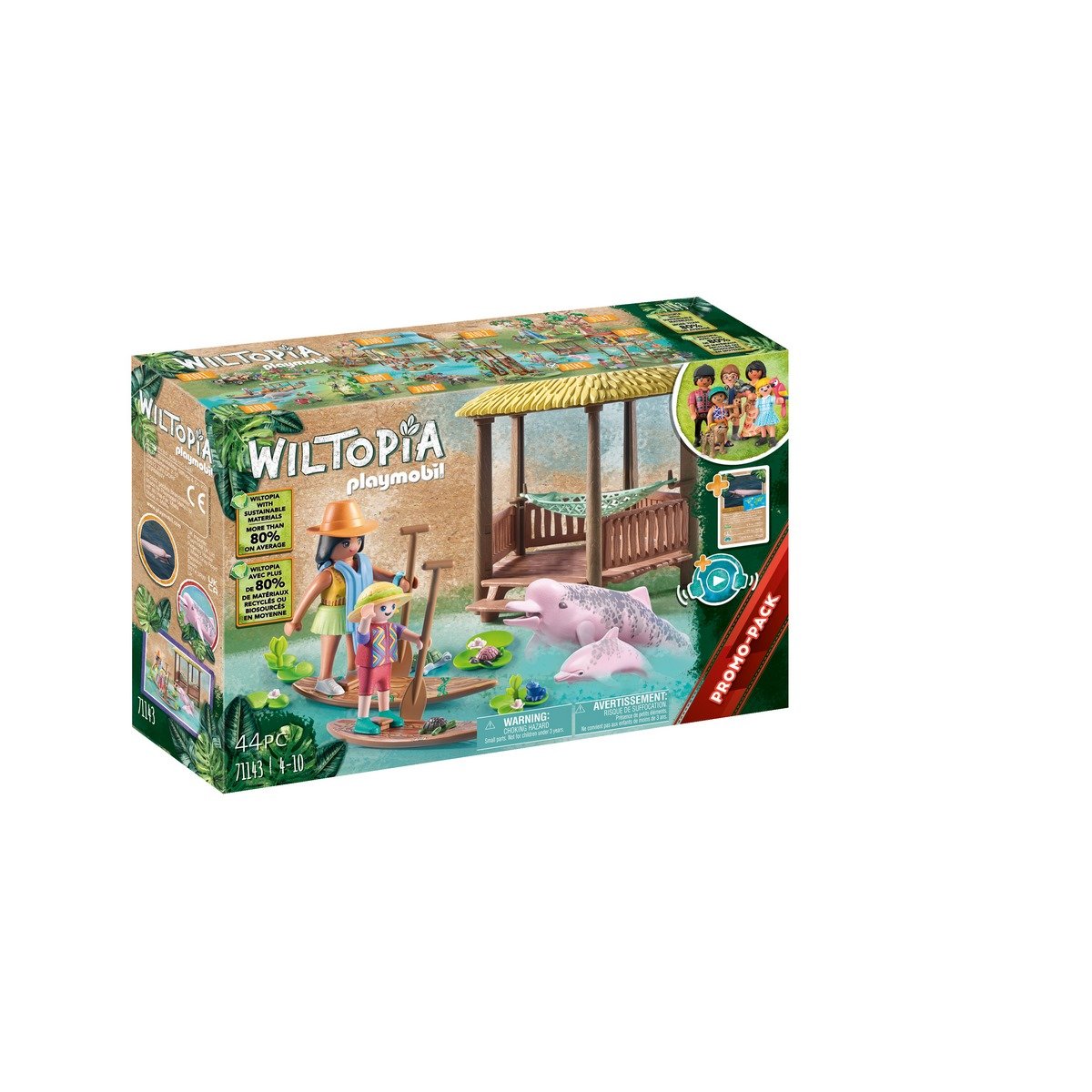 Paddles dauphins roses Playmobil Wiltopia 71143