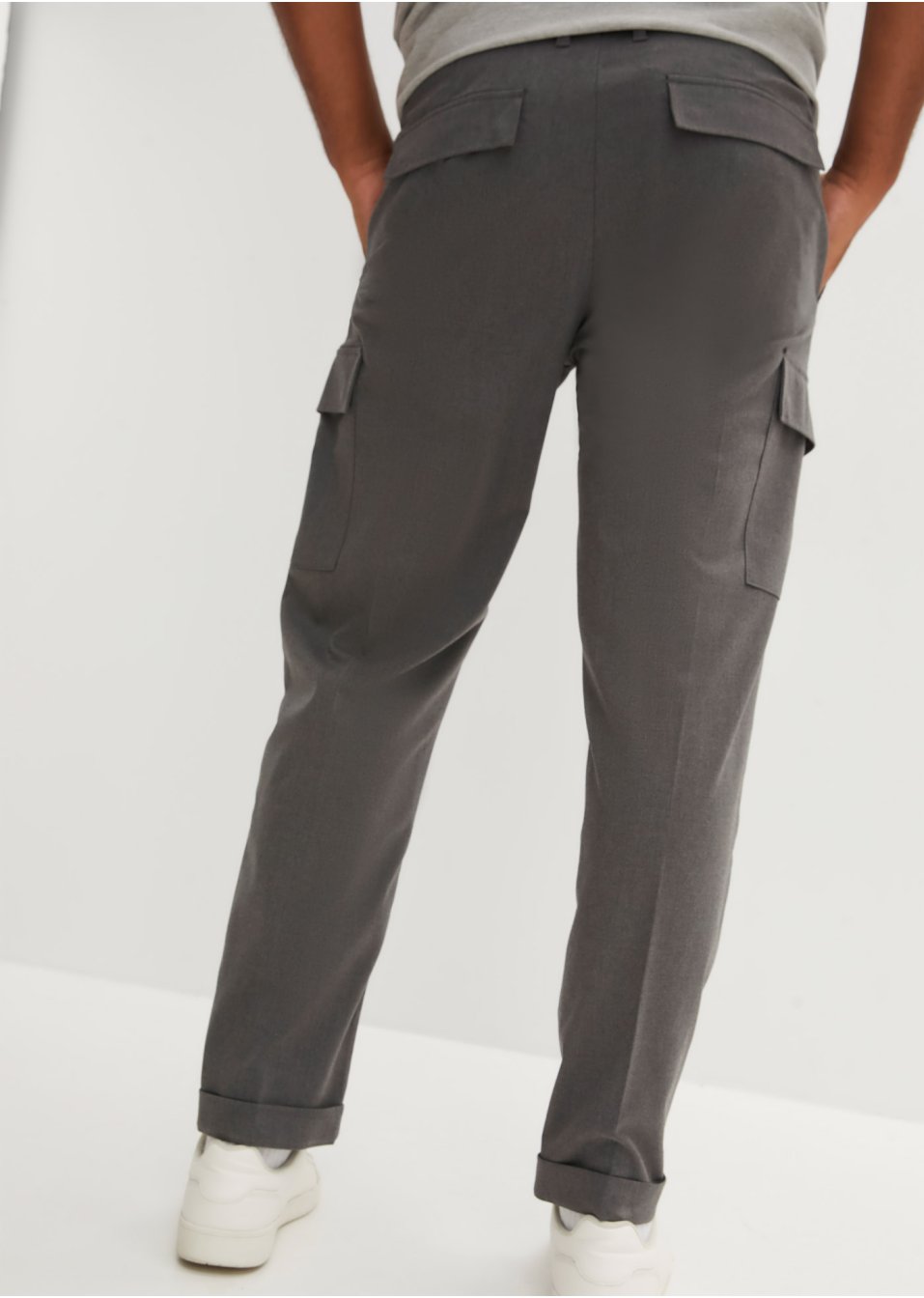 Pantalon cargo à pinces