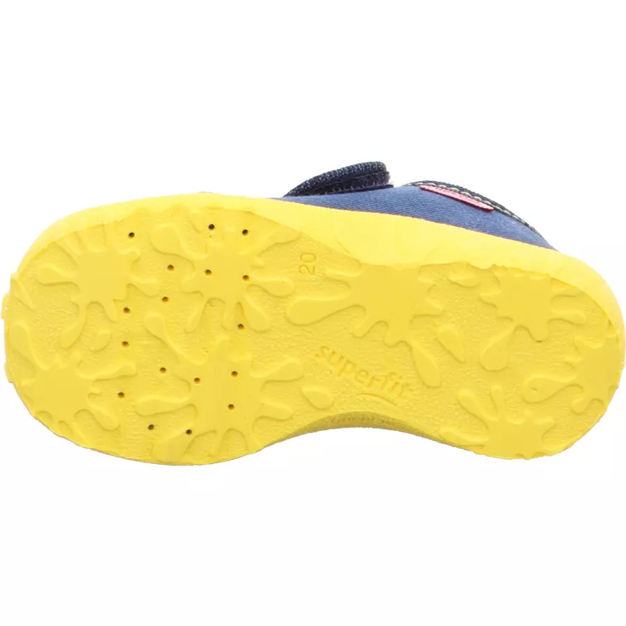 superfit Hausschuh Spotty blau (mittel)