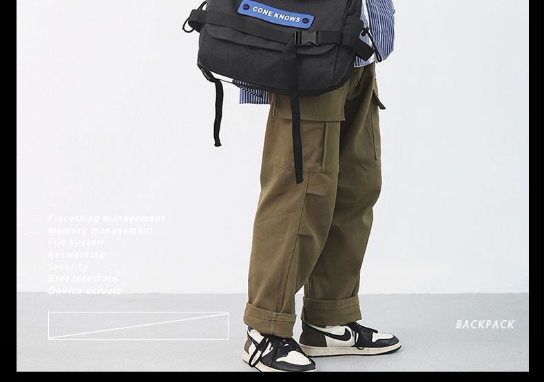 EAVALURE - Messengerbag met applicaties