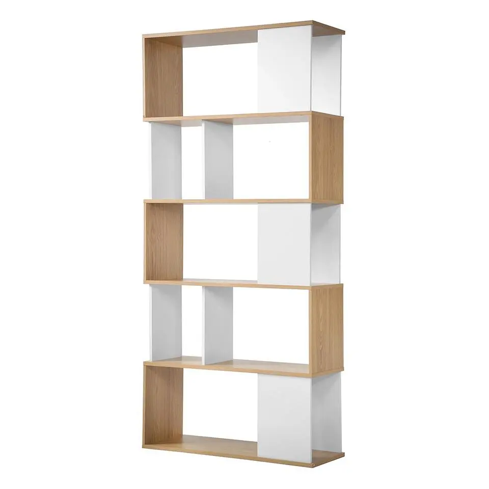 CALICOSY - Boekenkast - Wit - 173,5x80x29,5 cm