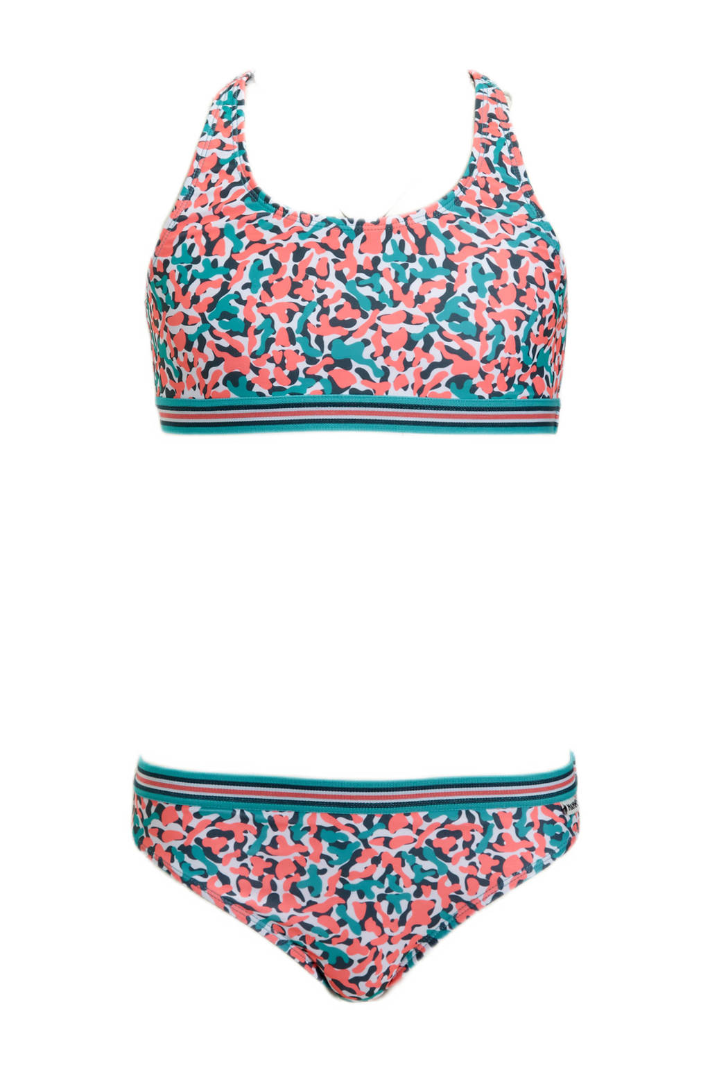 crop bikini Pelia roze/lichtblauw