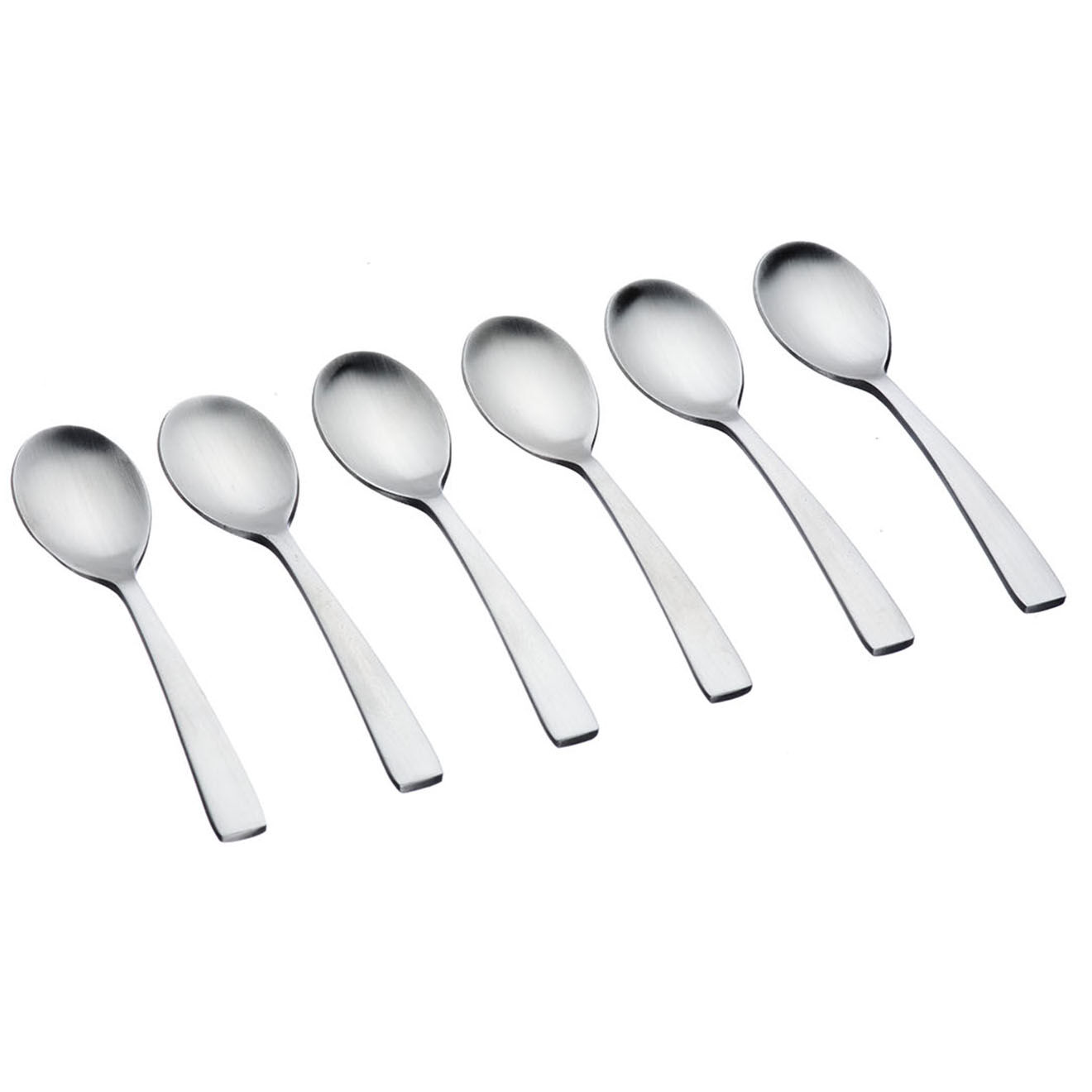 Bjorn 6 Petites cuillères Oglu inox mat