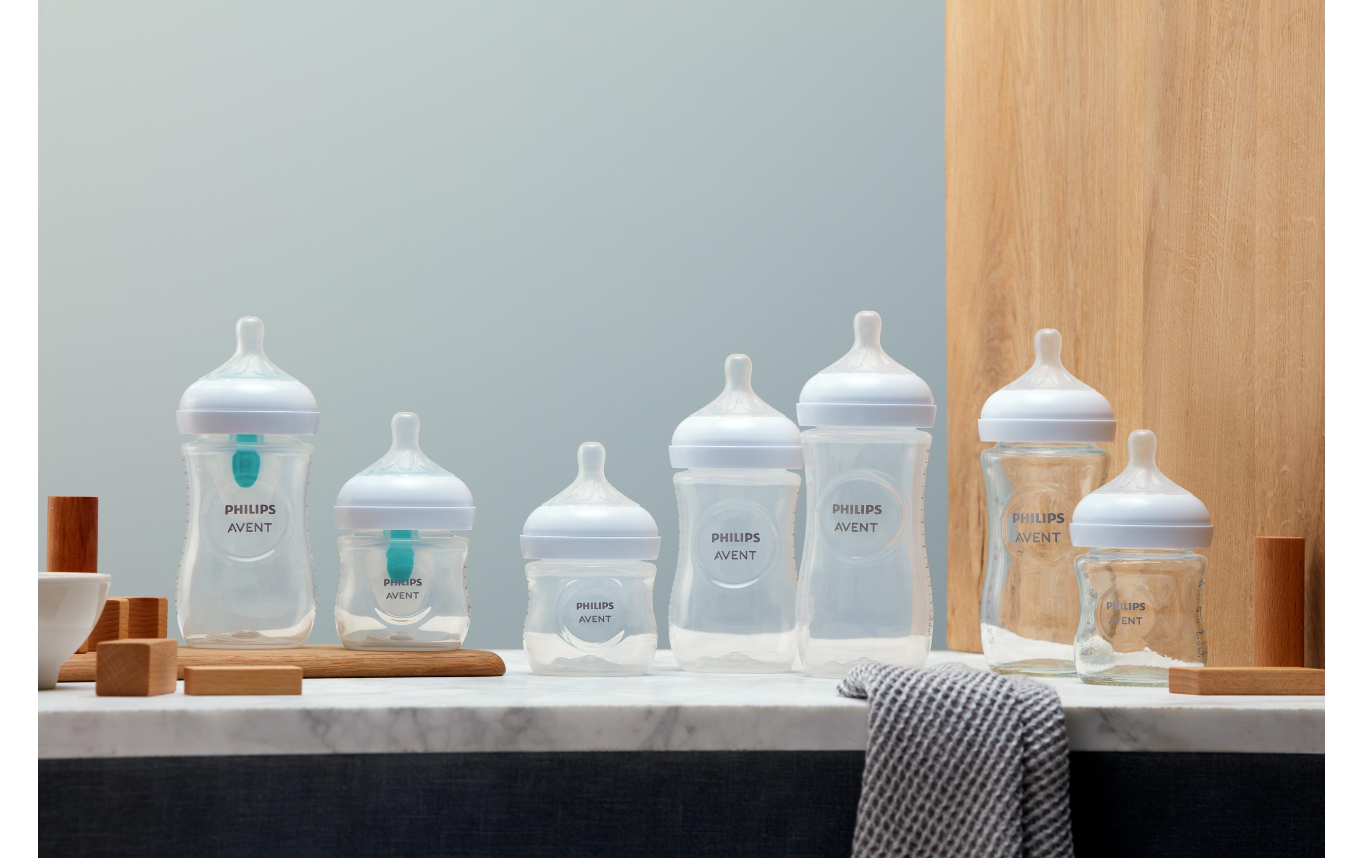 Glasflasche Natural Response 2er Set 240 mlBabyflaschen aus Glas