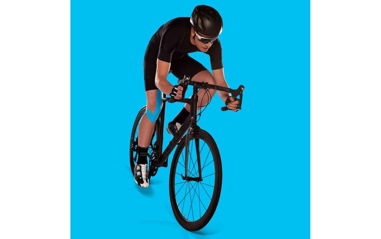 K-Tape XXL blau 5 cm x 22 mAtmungsaktives Kinesiology Tape für Muskeln und Gelenke