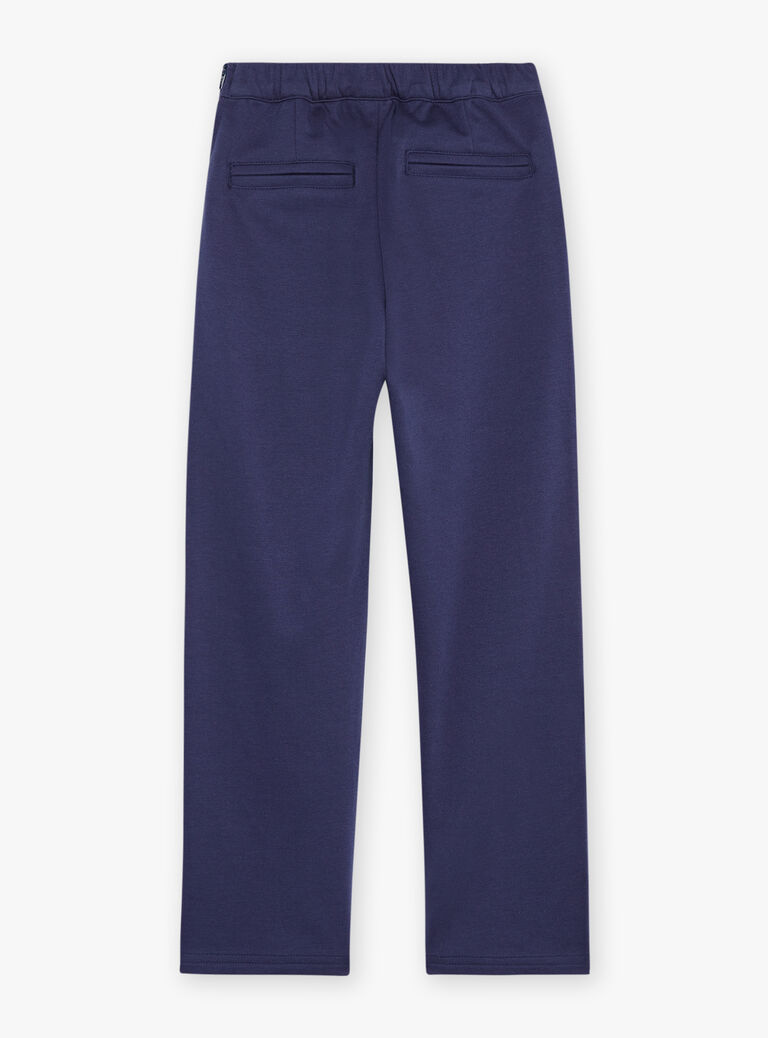 Pantalon bleu marine en milano