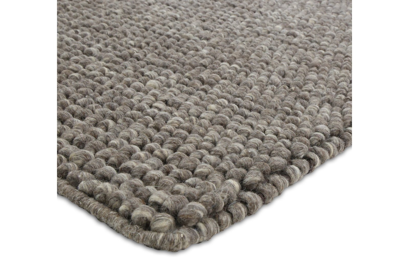 Riverstone teppe Brunsvart 160x230cm ullfilt