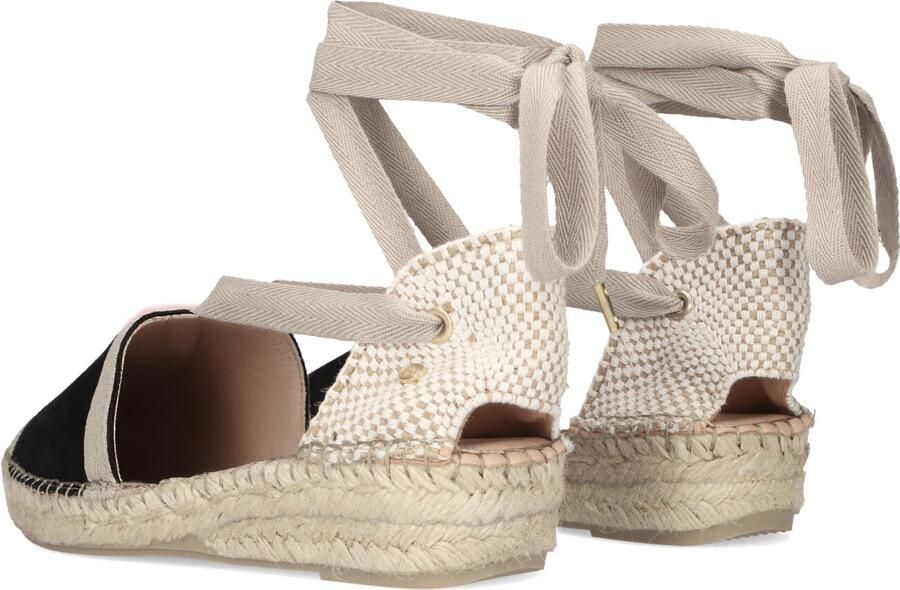 FRED DE LA BRETONIERE Espadrilles Dames Romi Luz Maat: 40 Materiaal: Suède Kleur: Zwart