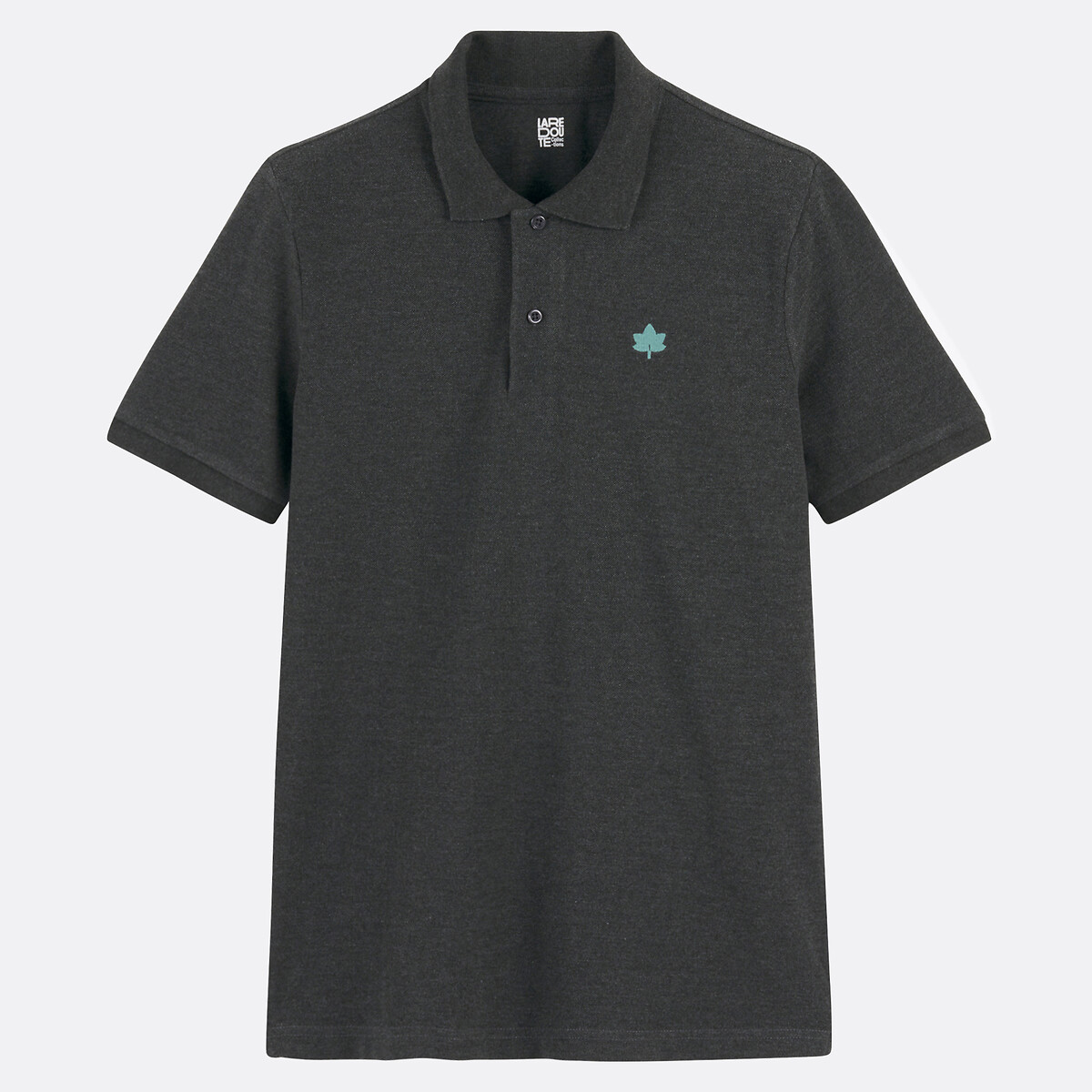 COLEÇÕES LA REDOUTE<br>Camisa polo de manga curta, bordada, Signature