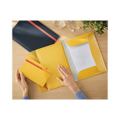 Leitz Cosy Mobile - Chemise à 3 rabats polypropylène - A4 - jaune