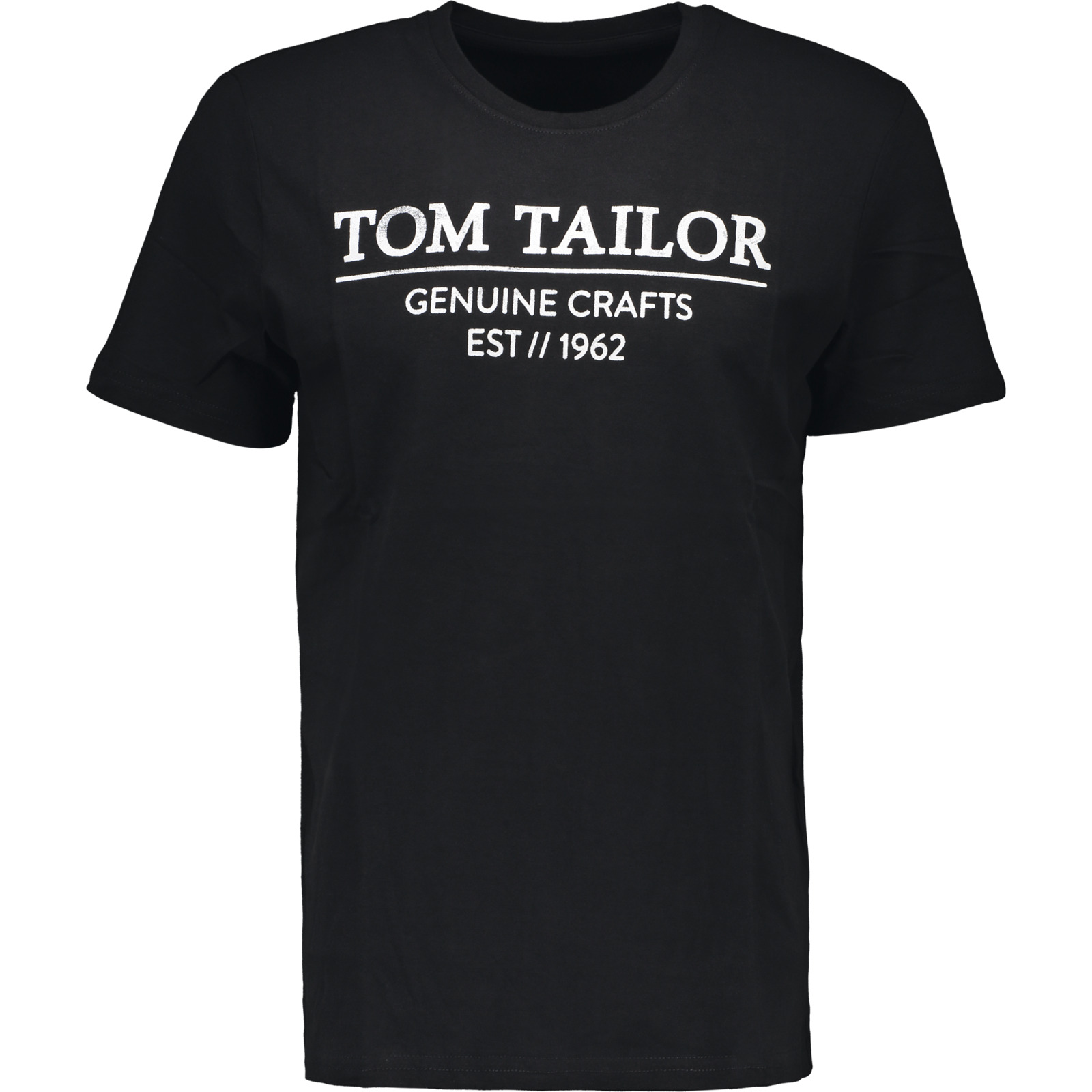 Tom Tailor Herren-Shirt Logo Tee XL, schwarz