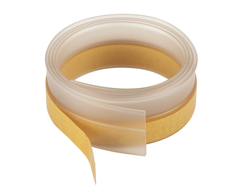 fix-o-moll zachte zelfklevende transparante deurrubber, 1 m x 32 mm