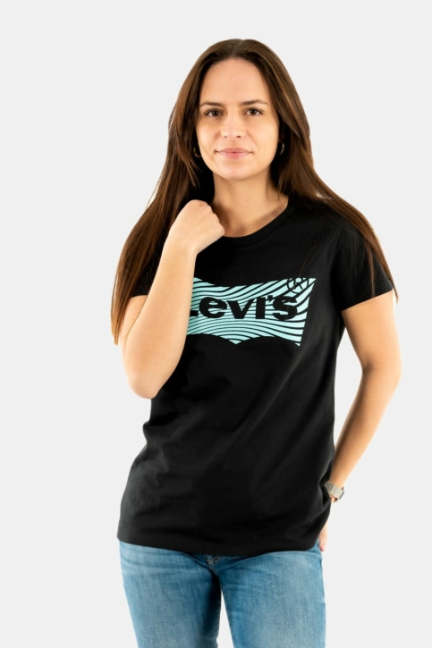 Tee shirt levi's® 17369 the perfect tee 1798 wavy bw fill cavi