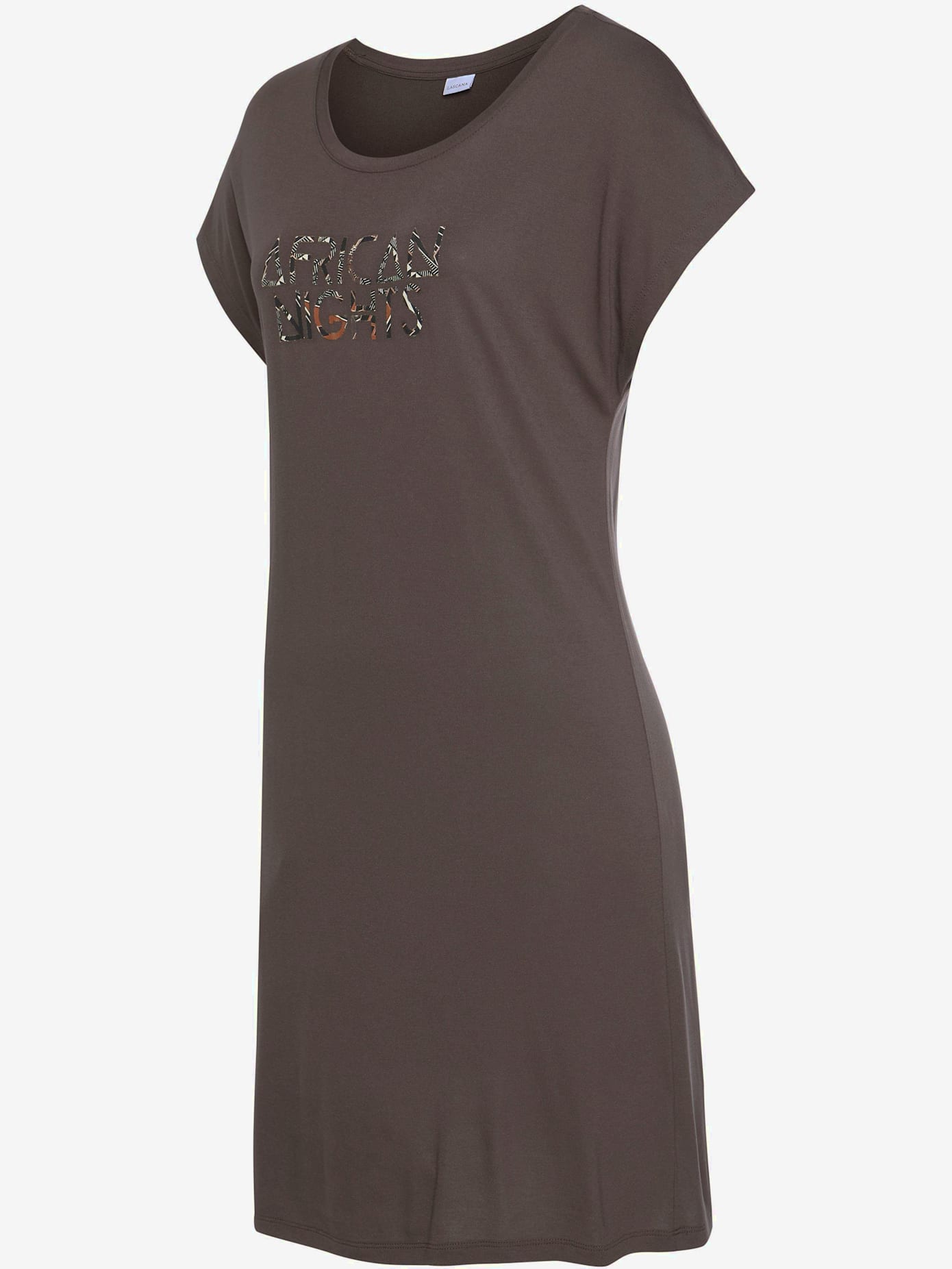 Chemise de nuit à encolure ronde