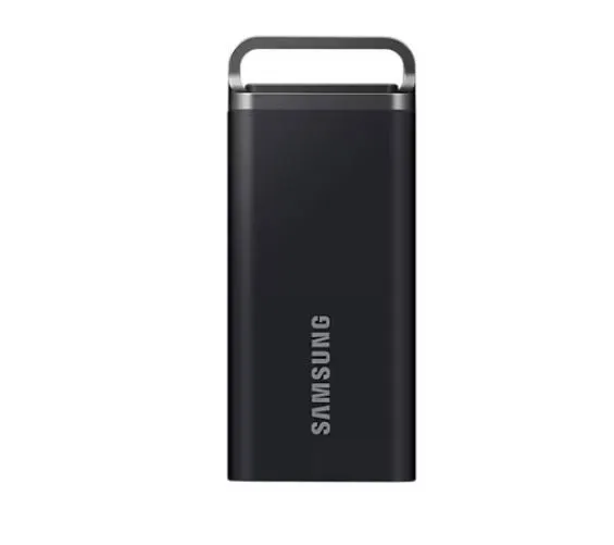 Samsung T5 Evo MU-PH4T0S - SSD - krypteret - 4 TB - ekstern (bærbar) - USB 3.2 Gen 1 (USB-C stikforbindelse) - 256-bit AES - sort