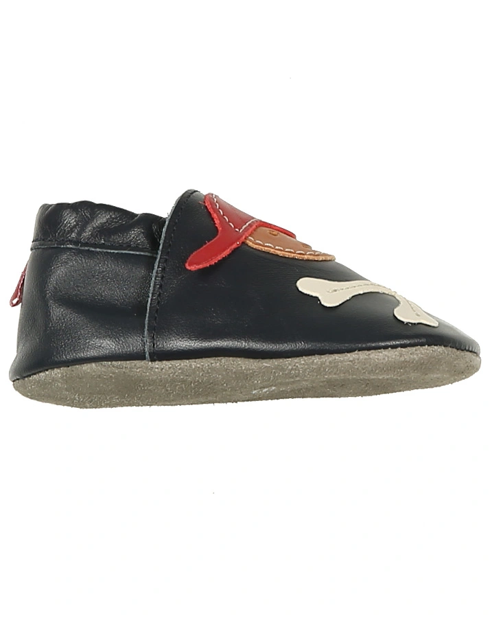 Krabbelschuhe PIRAT in dunkelblau