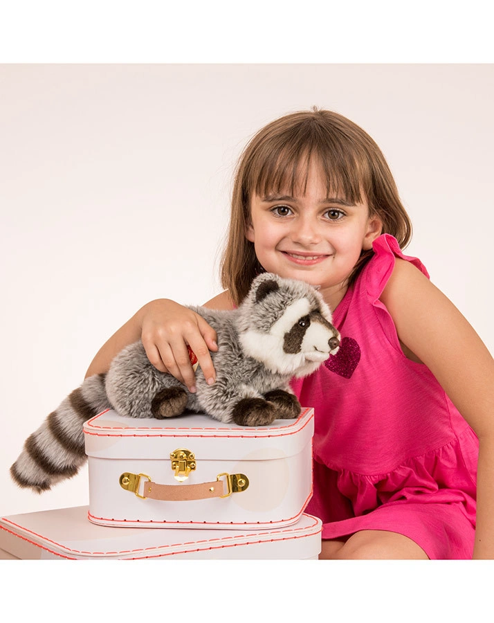 Kuscheltier WASCHBÄR (29 cm) in grau