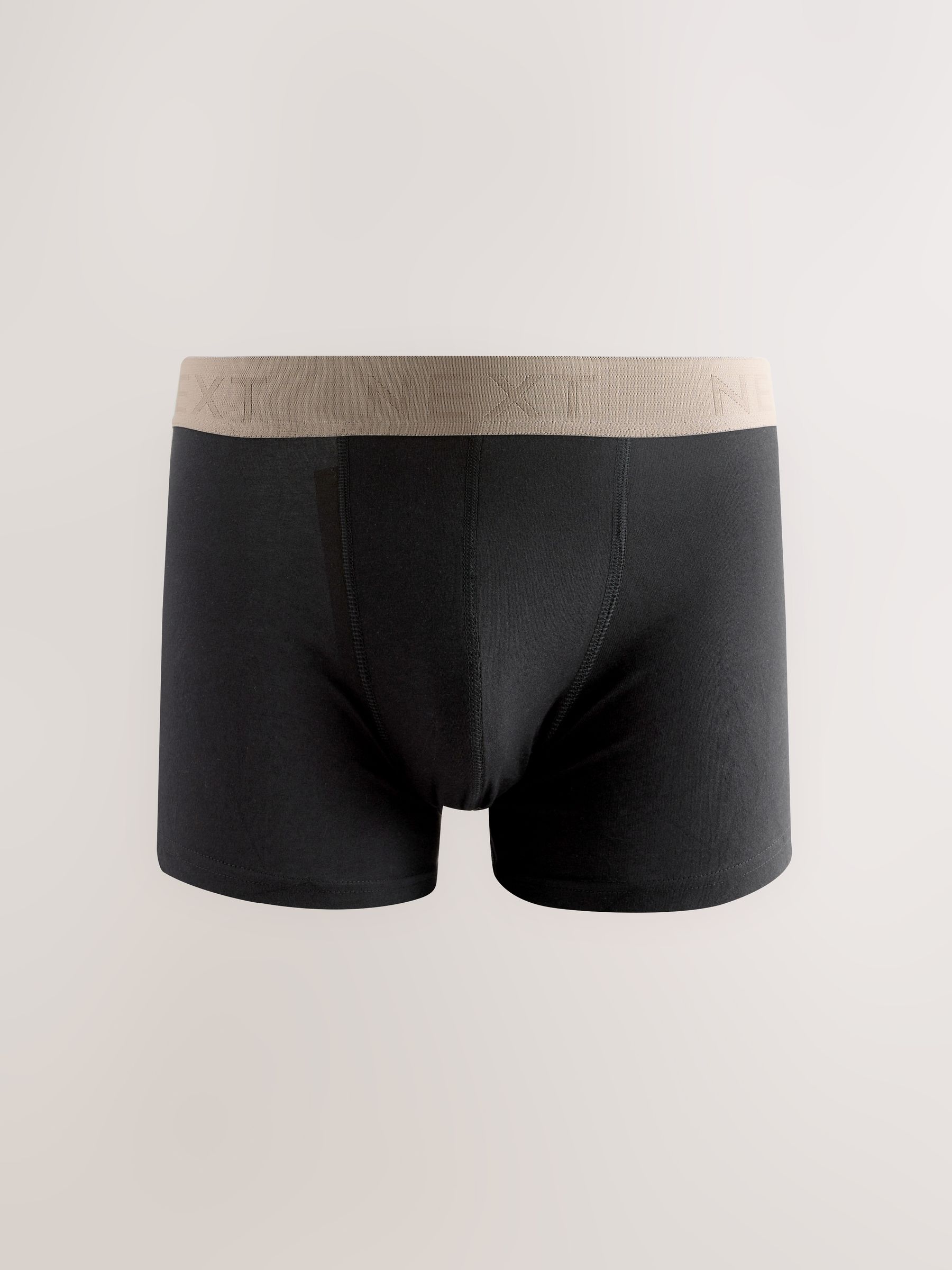 Zwarte neutrale tailleband - Verpakking van 5 trunks boxer