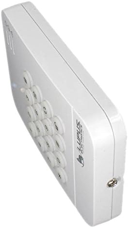 LUPUSEC 12106 Keypad V2 für die XT Smarthome Alarmanlagen, PIN-Abfrage, Benutzeranzeige der Zentrale, Zugangskontrolle, kompatibel mit XT2 Plus und XT3, Weiß