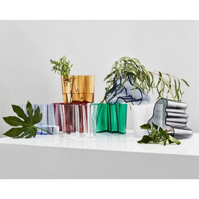Iittala Alvar Aalto vaas 16cm linnen