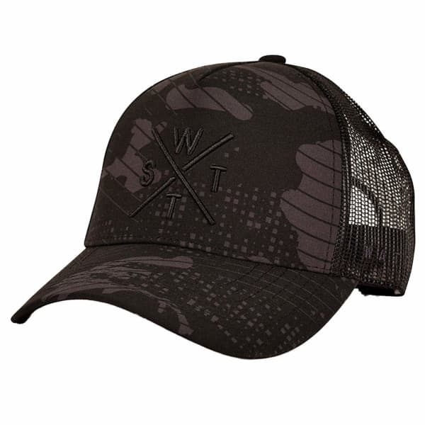 Casquette WATTS TRUCKER CAP TRIBE BLACK/NEO CAMO