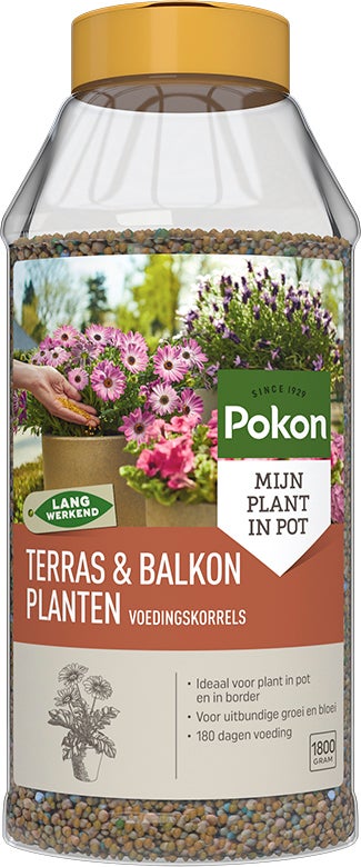 Pokon langwerkende voedingskorrels 1650 gr