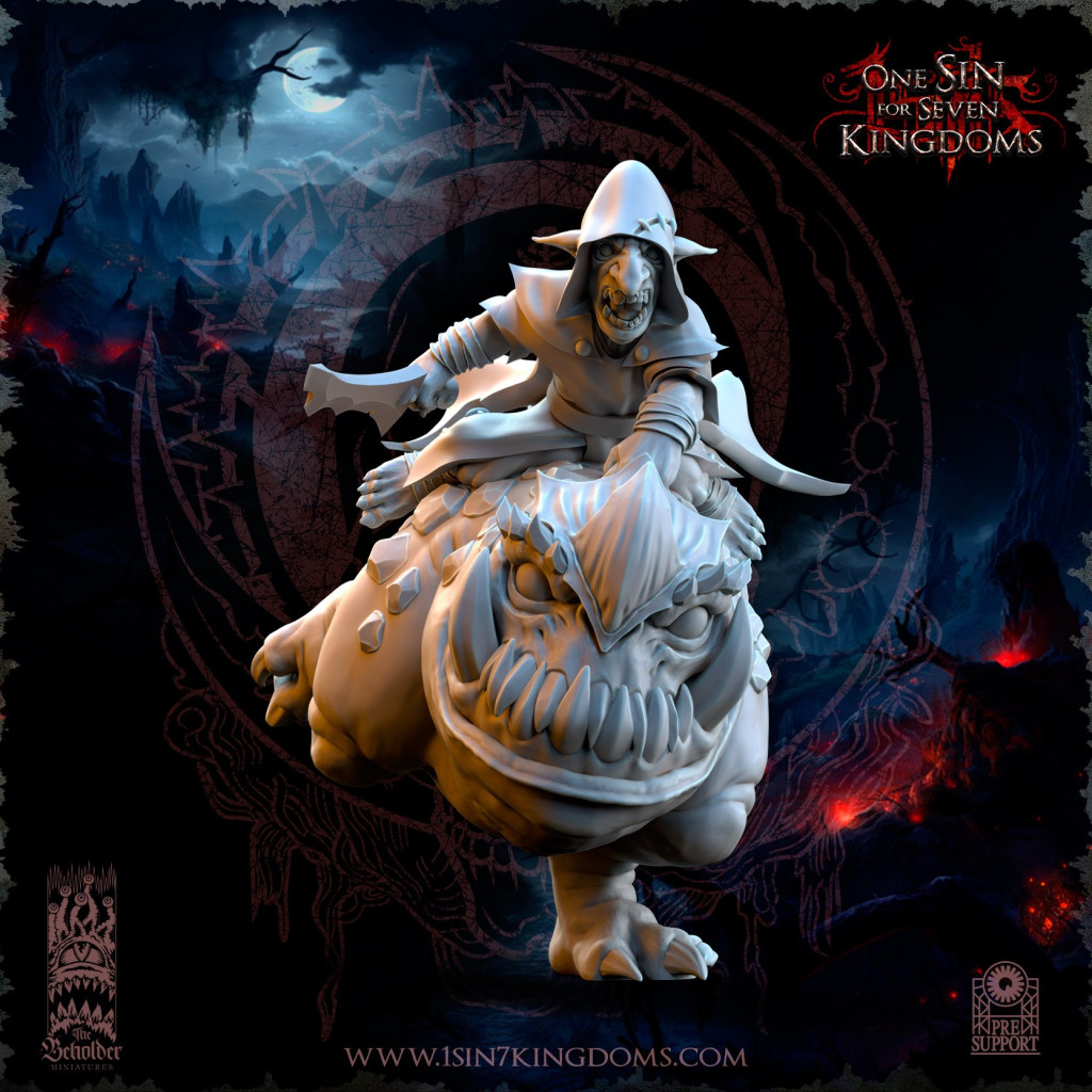 The Beholder Miniatures - Gobelins - Chevaucheurs de Kavehorrors