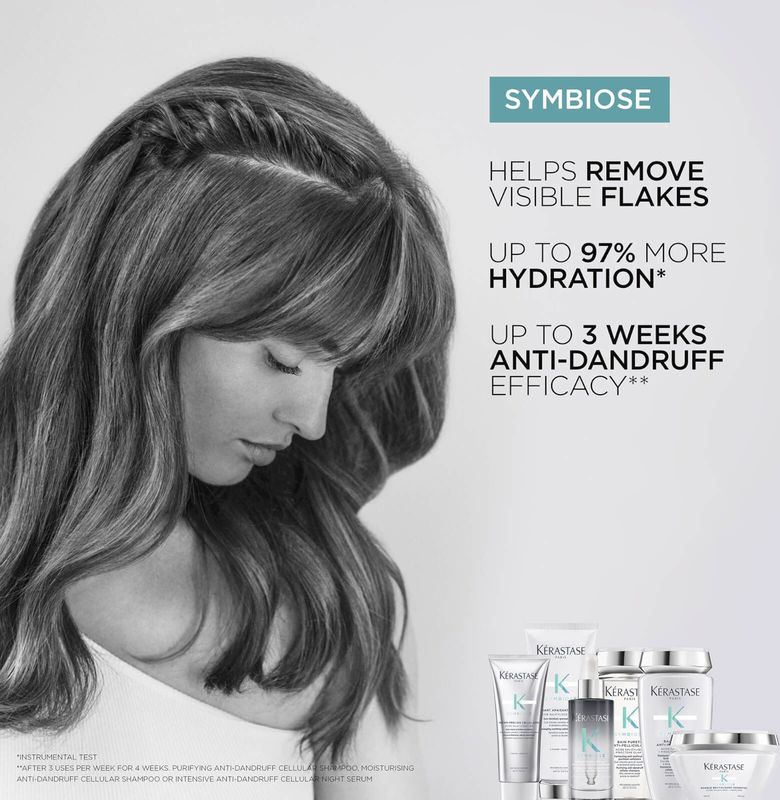 Kérastase - Symbiose Bain Creme Anti-Pelliculaire Shampoo - 250 ml - Luxe Haarverzorging