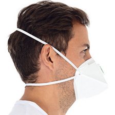 Masque de protection respiratoire FFP3 avec soupape
