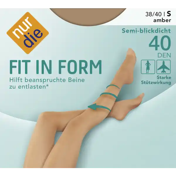 Strumpfhose Fit in Form amber 40 DEN Gr. M 40-44