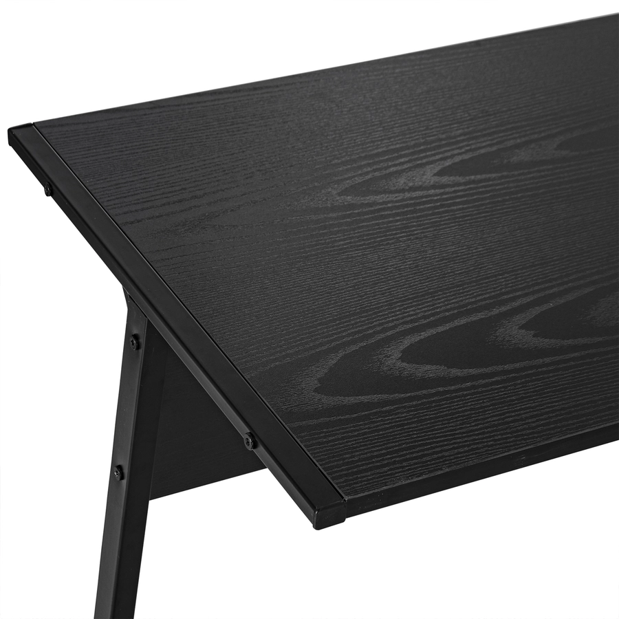 HOMCOM Schreibtisch Ideal für kleine Räume, modernes Design Schwarz