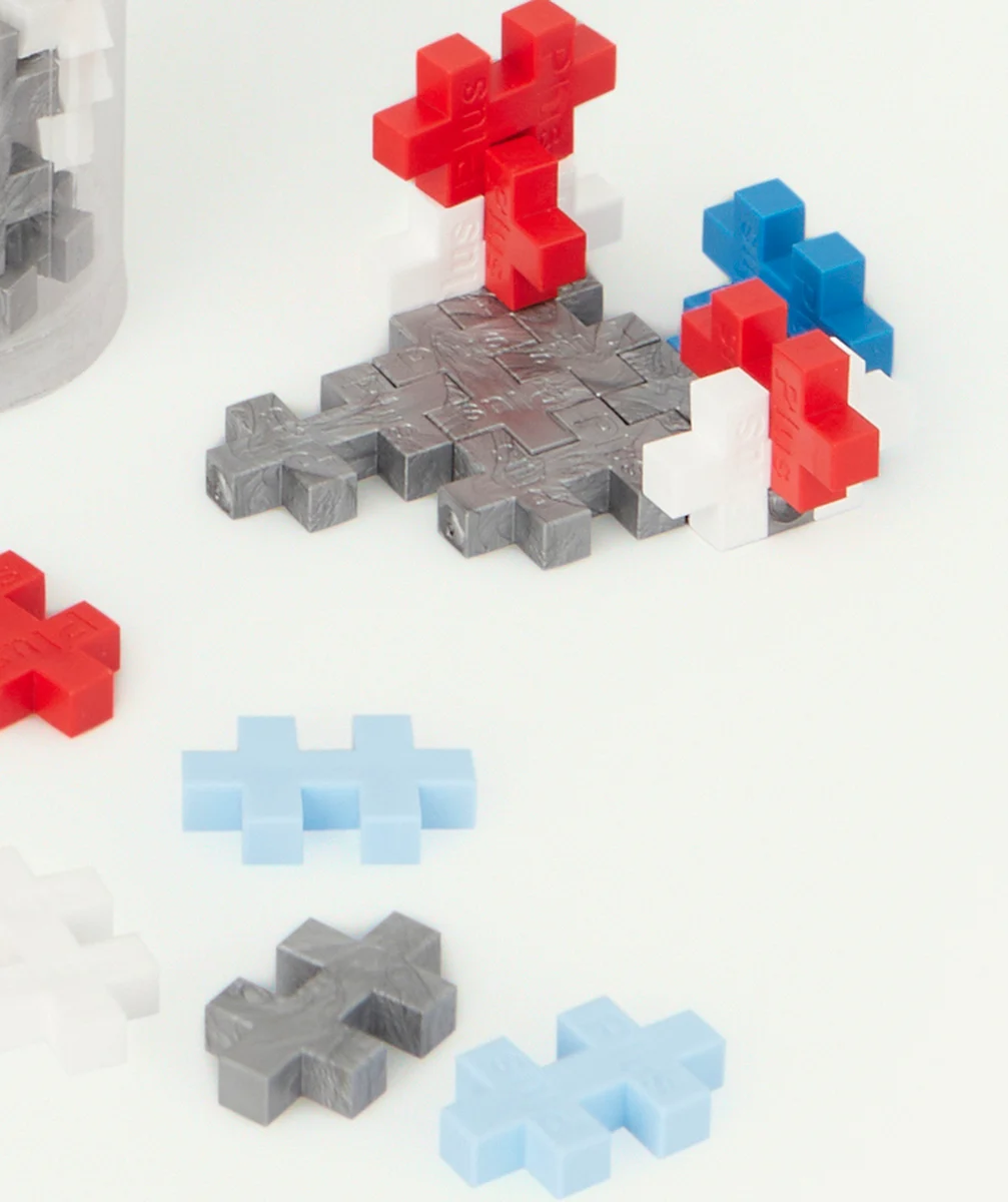PLUS PLUSTUBE AVION JEU DE CONSTRUCTION 100 PIÈCES