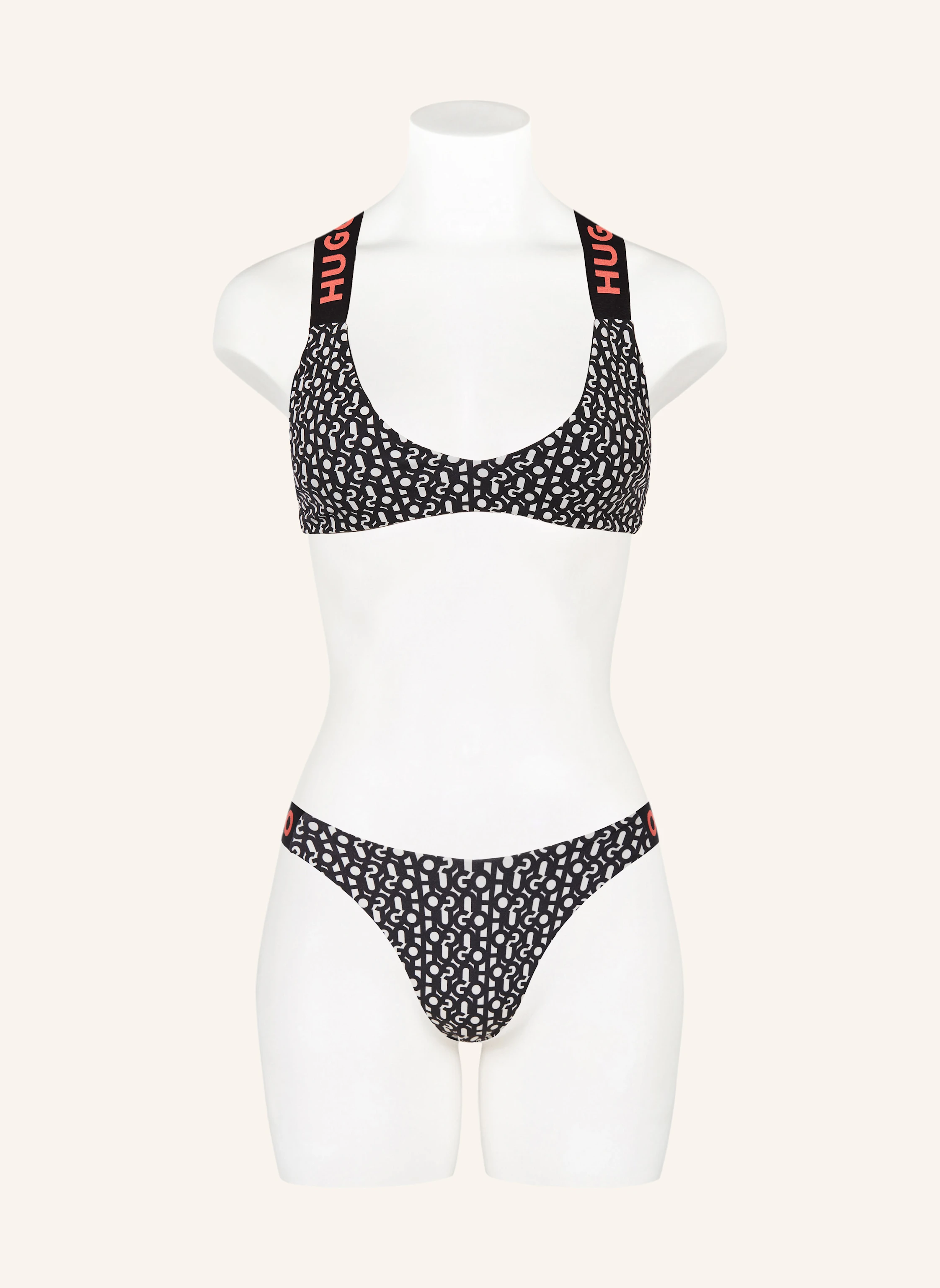 HUGO Brazilian-Bikini-Hose MONOGRAM