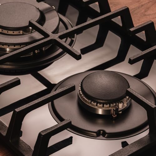 Cecotec Plaque à gaz Bolero Squad G 4200S Glass Black. Plaque à gaz avec 4 feux, finition verre noir, puissance 8000W, grilles individuelles et allumage électrique avec sécurité des vannes. : Cuisine et Maison