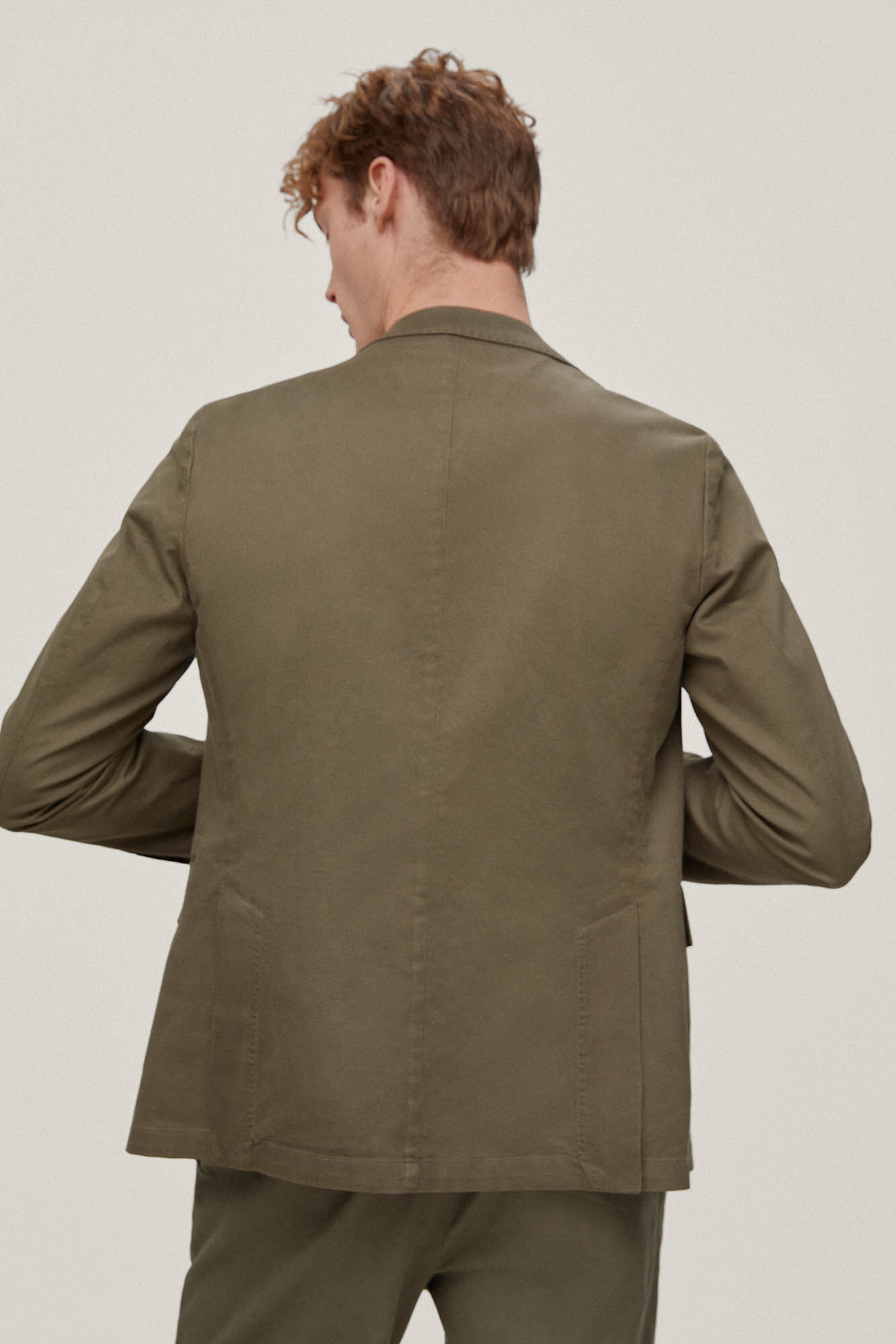 Linho de algodão estilo americano - Verde