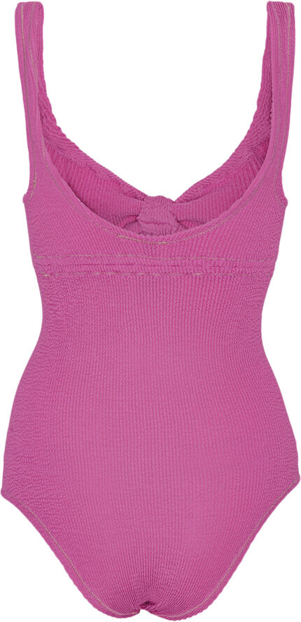 ROTATE Birger Christensen CRINKLE SWIMSUIT Carmine rose (pink)
