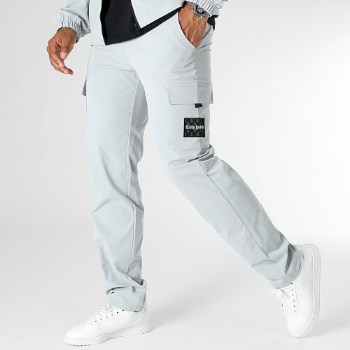 Ensemble Veste Zippée Et Pantalon Cargo 0046 0041 Gris