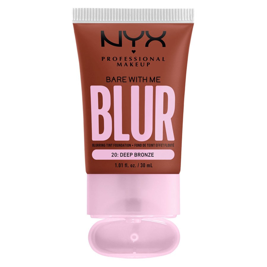 NYX Professional Makeup Bare With Me Blur Tint Foundation 20 Deep Bronze 30ml