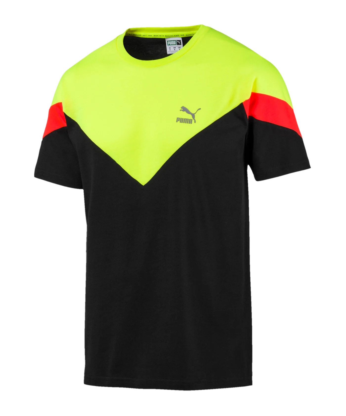 PUMA MCS Tee Slim T-Shirt Schwarz F01