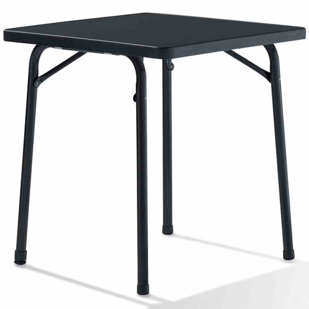 Klapptisch - eisengrau - Stahl - 70x70 cm