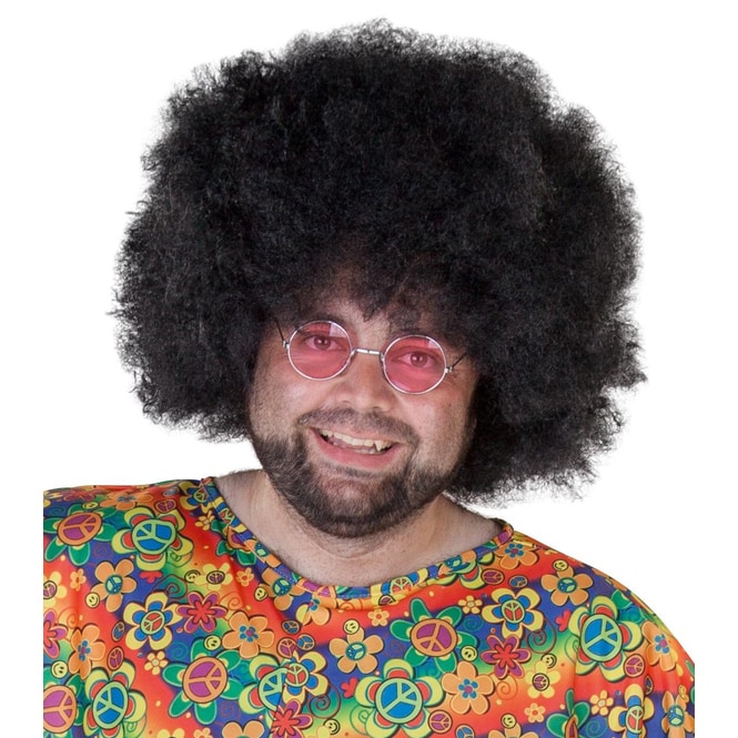 Perücke für Erwachsene - Schwarzer Afro