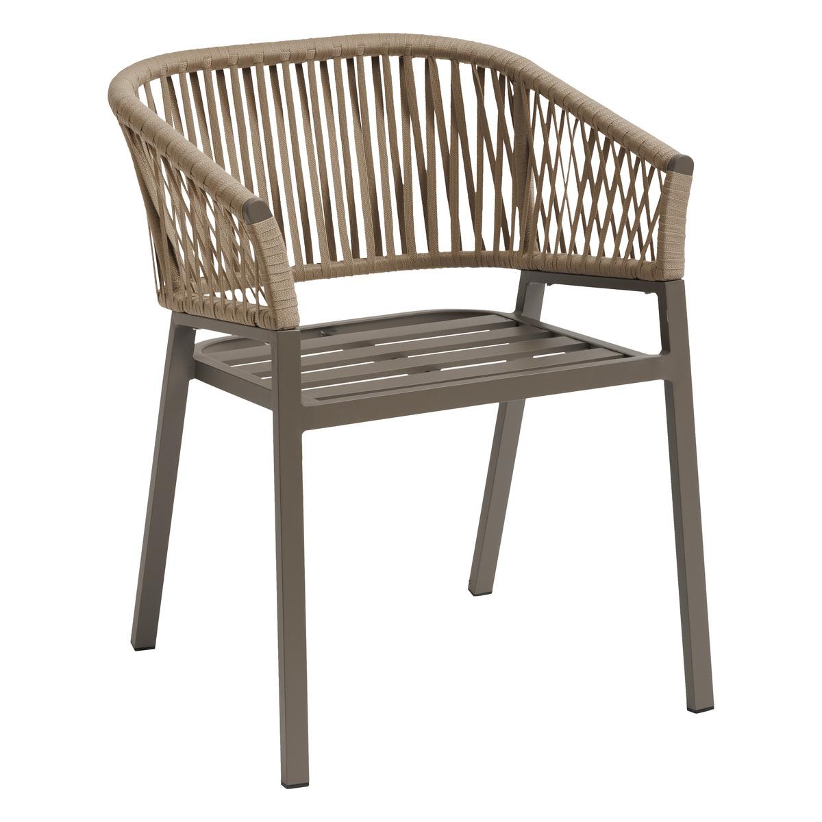 FAUTEUIL REPAS ORIENGO MIEL PRALINE