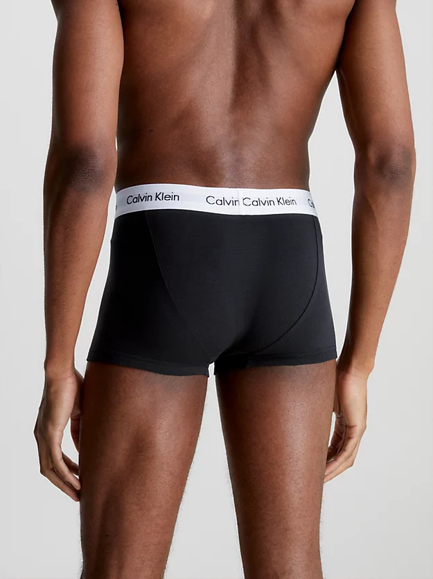 Pacote com 3 Cuecas Boxer de Cintura Baixa - Algodão Elástico