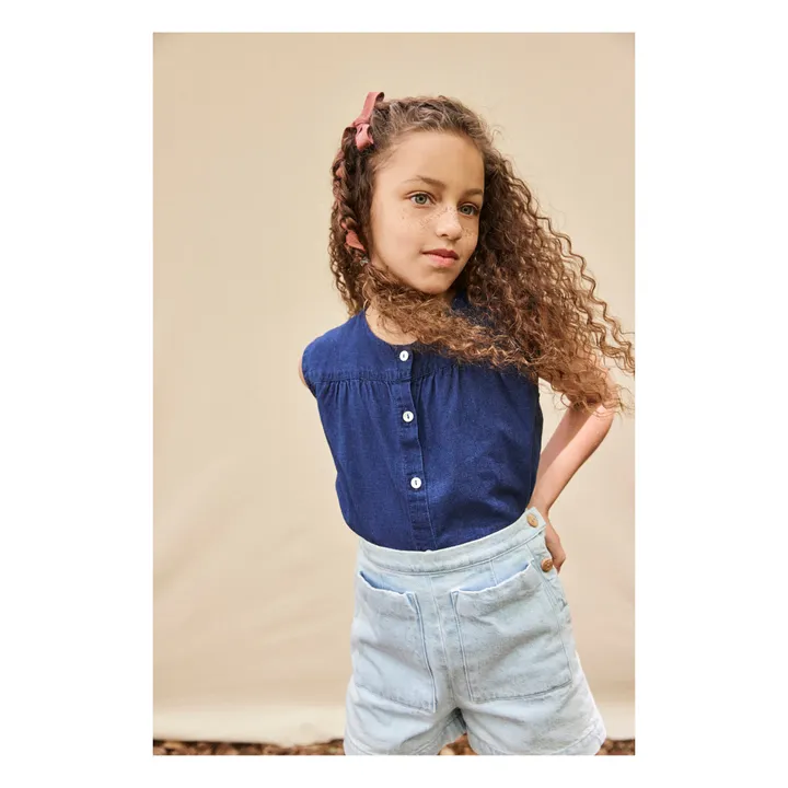 Soor Ploom Short Odile | Denim clair
