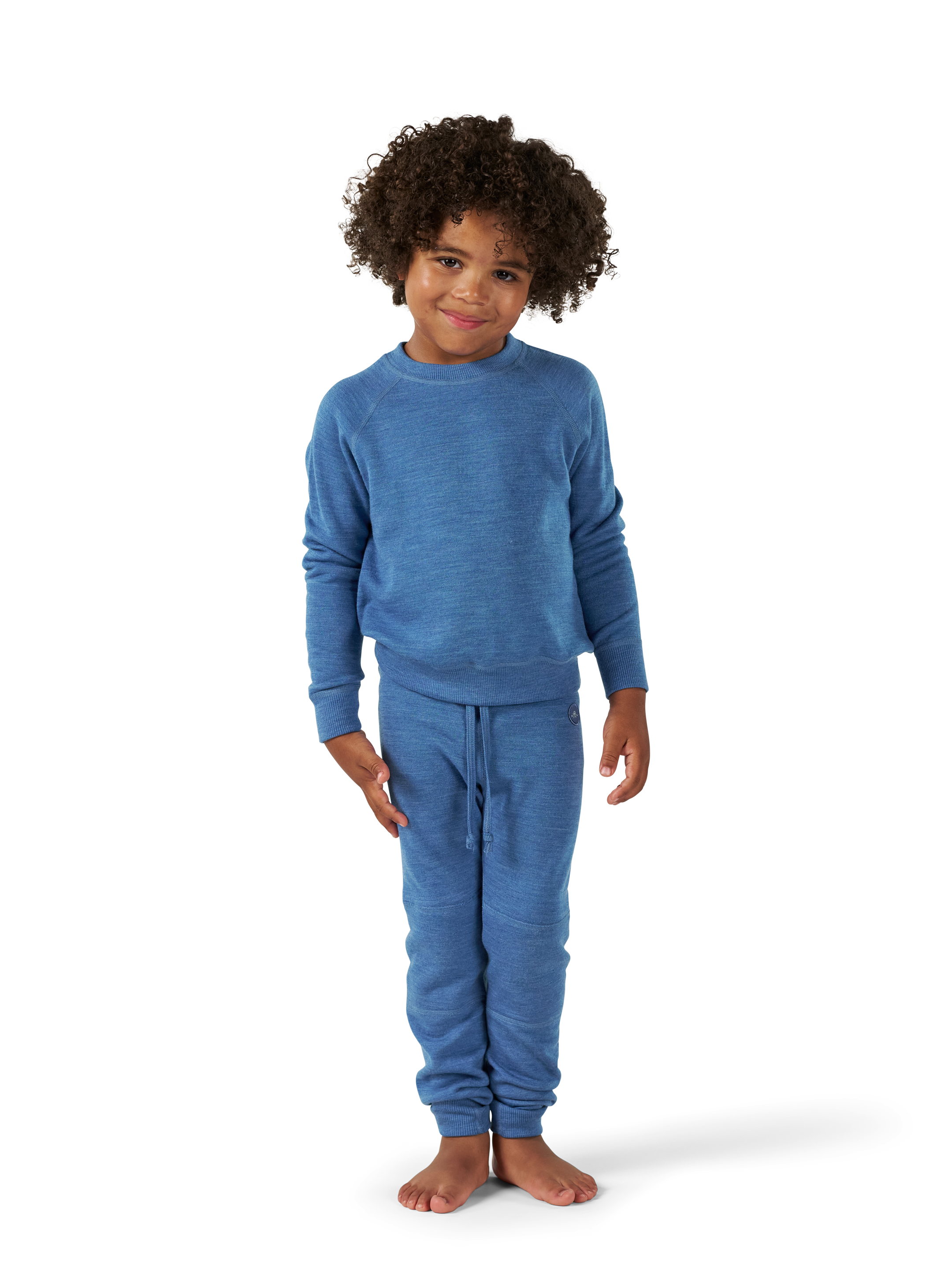 Broek van merinowollen terry voor kinderen