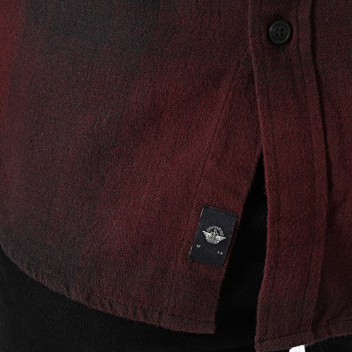 Chemise Manches Longues Slim A1114 Bordeaux