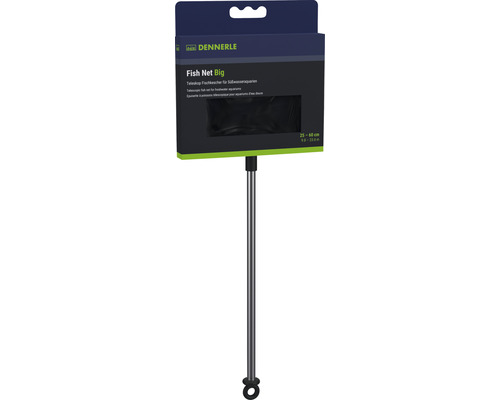 Aquariumschepnet DENNERLE 10 x 13 cm, telescoopsteel 25 - 60 cm