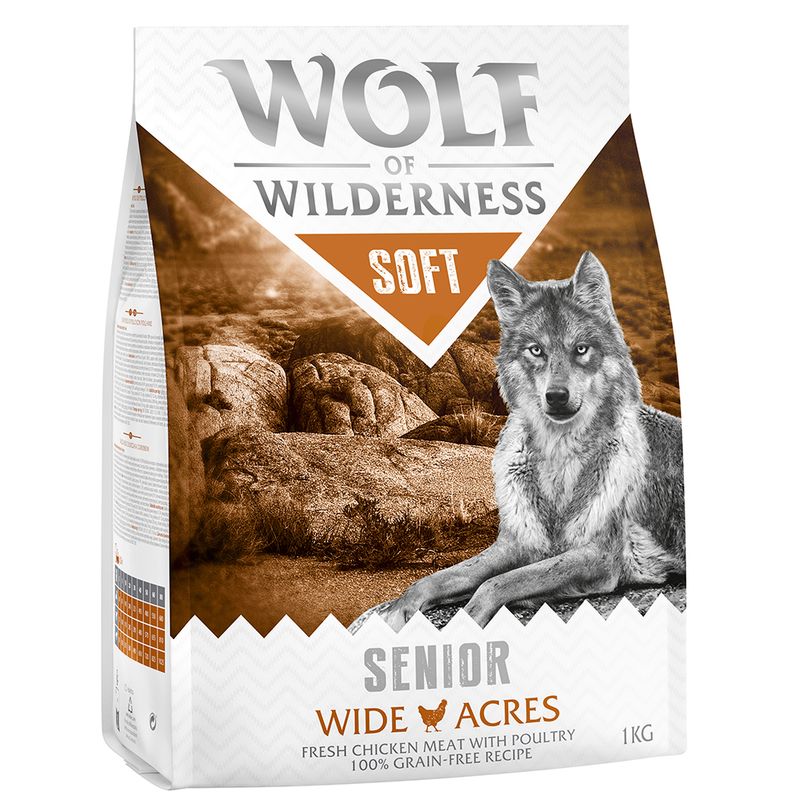 Wolf of Wilderness Senior Soft Wide Acres, poulet
